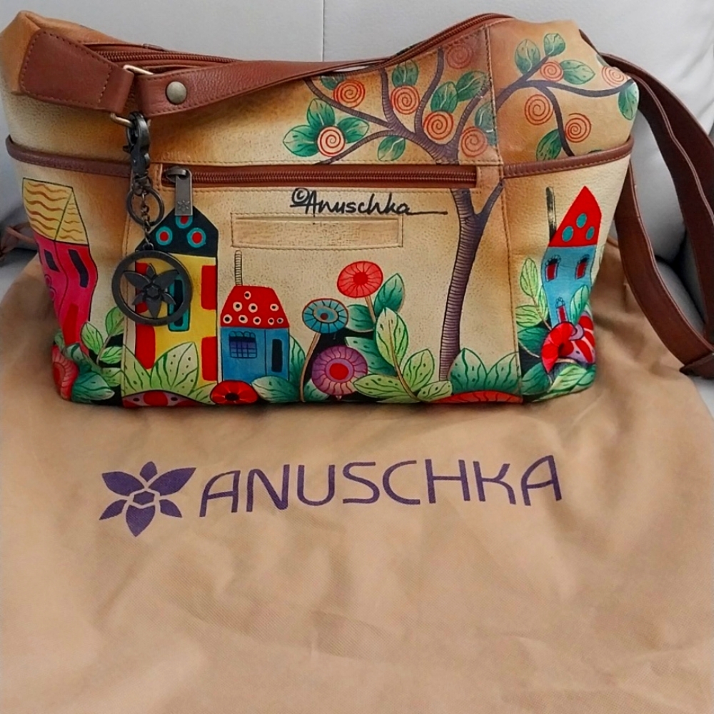 Anuschka Leather Shoulder Bag